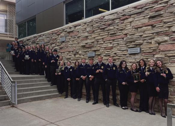 The Rye Chapter of the FFA recently attended the State Career Development Events at Fort Collins CSU. Courtesy Photo