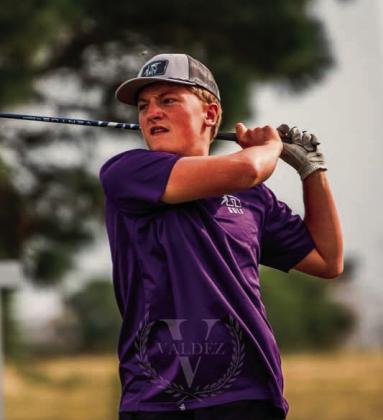 Branson Burbidge, Rye High School Senior, led the golf team with a 82 in the first tournament of the season. The team placed 2nd in the Swink Golf Classic Courtesy Photo
