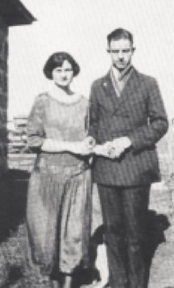Leo Nello Brassea and Angelica Pinamonte rode into Florence on Christmas Day in 1923 where they were married. Courtesy Photo