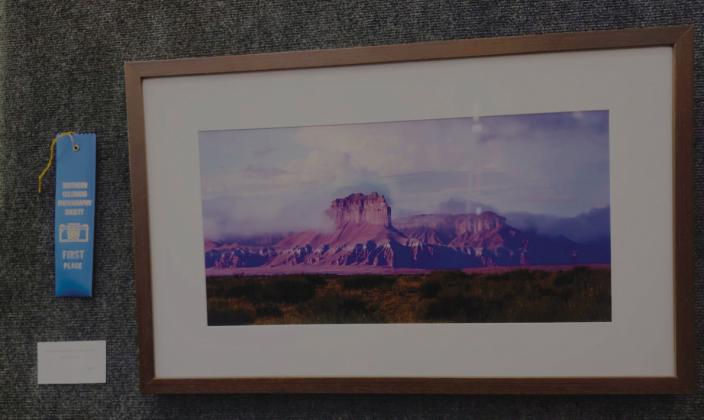 Joel Ohlsen won first place in the Landscape Division with Wild Horse Butte in the Clouds Photo by Shirley Pigg