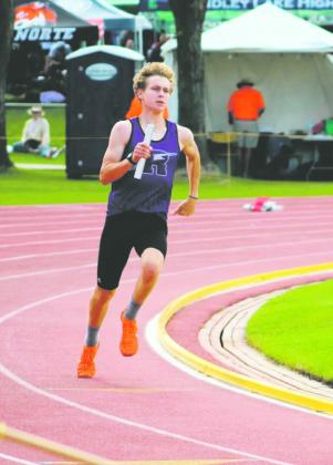 Rye’s David Maroney placed 5th in the 3200 meter run at the state track meet. Courtesy Photo