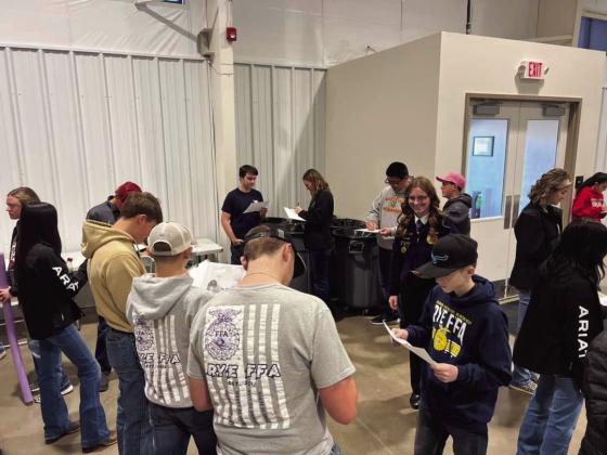 Rye and Craver FFA members attended the District Leadership Workshop in Florence, CO. Courtesy Photo