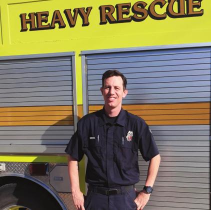 Jordan Fenimore has earned numerous certifications to serve as an EMT and firefighter for the Rye Fire Protection District. Courtesy Photo