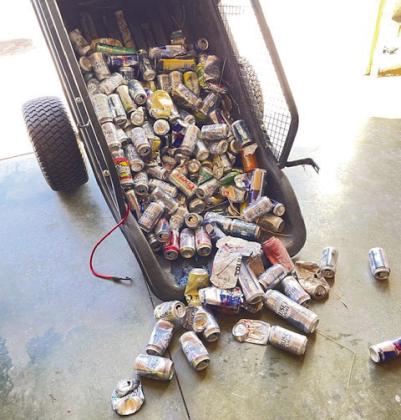 Bob Smith has collected trash throughout the valley Courtesy Photo