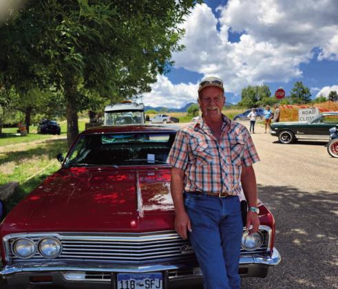 Marvin Crawford showed his 1966 Chevrolet Impala SS in the Cool Mountain Run Car Show Photo by Shirley Pigg