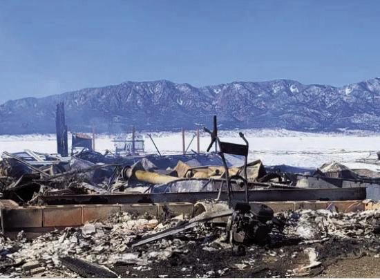 The Mckinney family continues to recover following the loss of their home to fire on Febrauary 17. The Greenhorn Valley community continues to provide support through GoFundMe.com Courtesy Photo