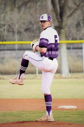 Riley Rochester, starting pitcher against Florence, picked up the first win of the young season. In two innings Rochester struck out five.