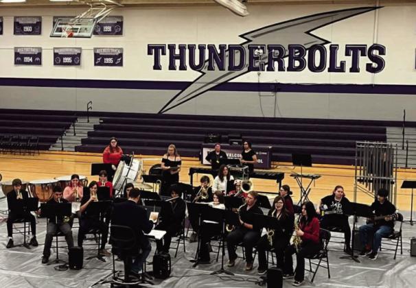 The Rye High Concert Band at their December Holiday Concert, directed by Ian Watson Courtesy Photo