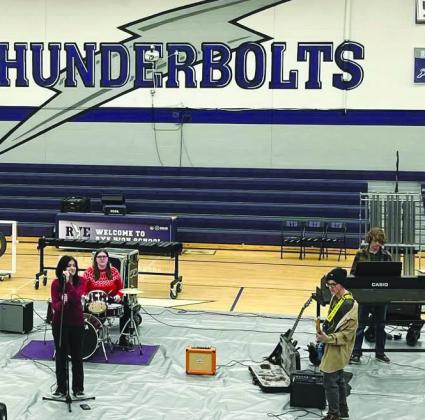 The Rye High School Rock Band in Concert December 11, 2024. Courtesy Photo