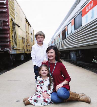 Courtesy Photo Rye High School Counselor Juli Gennetta, with her children, Brett and Grace. Gennetta is new to the valley school this year.