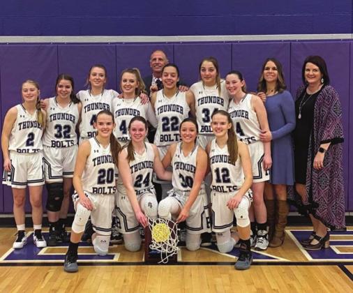 The Rye High School Girls basketball team claimed the Regional title last week and today, (Thursday), begin play at the State Tournament at the Budweiser Events Center in Loveland. Photo by Diane Elarton