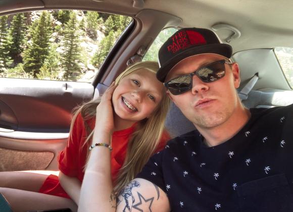 Greg Smith, owner/operator of Painting and Beyond, with daughter Kenedi. Courtesy Photo