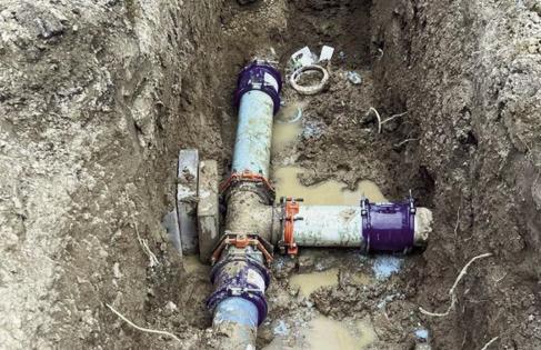Waterline break early Friday, shut down Woodbine Village, East Cuerno Verde, and North parkway until late Saturday, Courtesy Photo