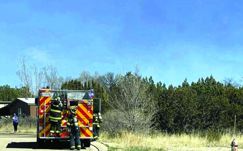 Rye Fire Protection District responded rapidly to the fire call in Applewood. Courtesy Photo