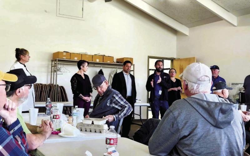 Many Greenhorn Valley residents turned out for the Lunch and Learn with the Pueblo County Department of Planning and Development. Photo by Shirley Pigg