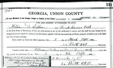 The 1871 Georgia Colony - The William Daniel Sullivan Family - Part I of III