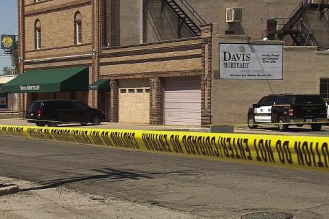 The site of the Davis Mortuary criminal investigation in Pueblo, Colorado. Courtesy Photo
