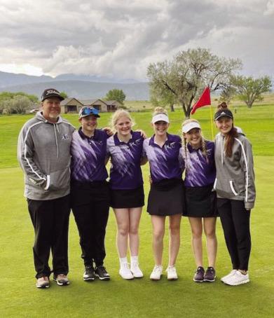 Regional Tournament 2023: L - R Coach Nick Donlon, Emma Garcia, Olivia Donlon, Kelsy Stribling, Kenzie Nielson, Coach Anna Jordan Courtesy Photo