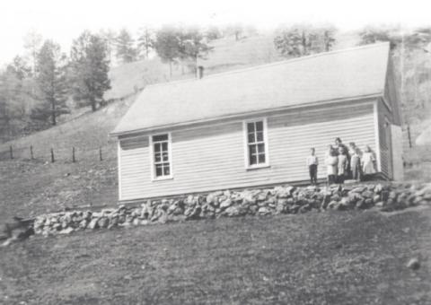 Joseph Bigelow and Thomas McConnell built a new Fairview School with student seats, desks, and blackboards. Courtesy Photo