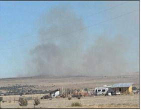 The Turkey Fire grew rapidly, requiring mutual aid from several agencies to contain it. Courtesy Photo