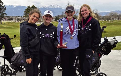 Cherokee Ridge Tournament; (L-R) Gloriana Ruiz, Kenzie Nielsen, Kelsy Stribling, and Olivia Donlon Courtesy Photo