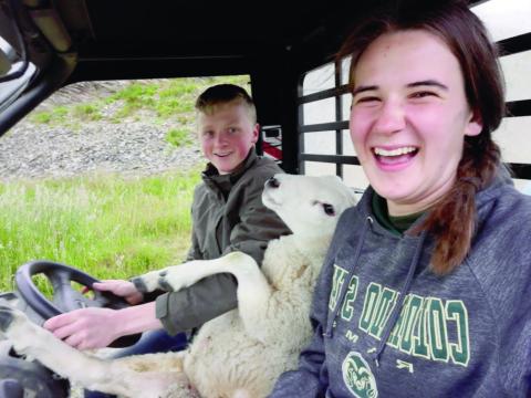 Rye High School graduate Catie Wolyn participates in International Farm Youth Exchange program. Courtesy Photo