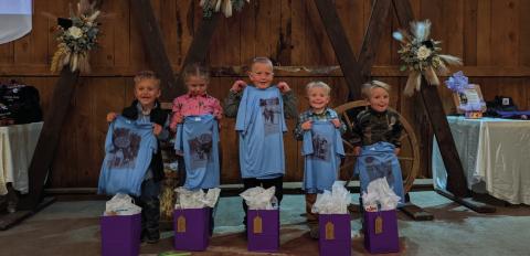 Leadline contestants all received a witty T-Shirt at the RCC Saddle Club Awards Banquet. Courtesy Photo