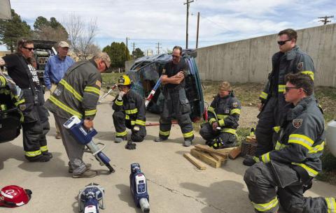 Rye Fire Protection District was able to purchase three new extrication tools with matching funds from a state grant. Courtesy Photo