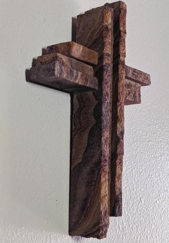 Crosses have always been the best-selling product of Wet Mountain Stoneworks. So much so that a Denver store has sold them for over 15 years. Courtesy Photo