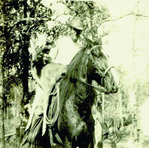 Holmes - 1940 Deer hunter on horseback Courtesy Photo