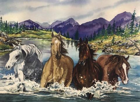 Beulah artist Pat Wiles Courtesy Photo