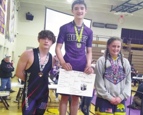 Craver Middle School Wrestler, Logan Jones Courtesy Photo