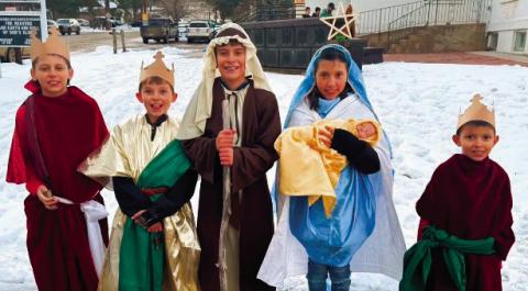 An amazing live nativity scene at the Rye celebration highlighted the Christmas season's meaning Courtesy Photo