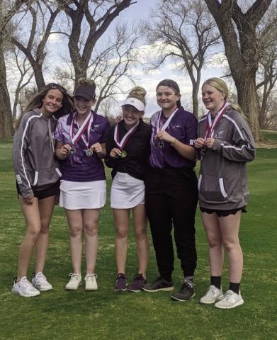 The Rye High School girls golf team won a pair of tournaments last week. Courtesy Photo