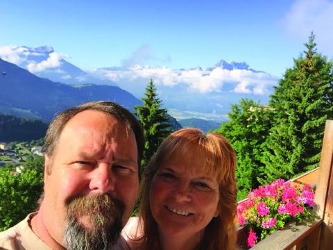 Tim and Cheryl Carl love the mountains and the Rye/Colorado City area Courtesy Photo