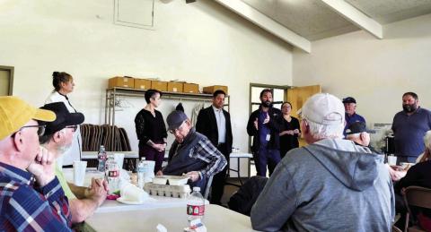 Many Greenhorn Valley residents turned out for the Lunch and Learn with the Pueblo County Department of Planning and Development. Photo by Shirley Pigg