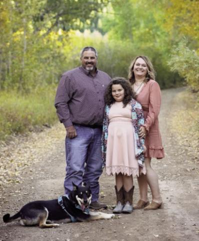 Assistant Principal Bethany Bak with her family. Courtesy Photo