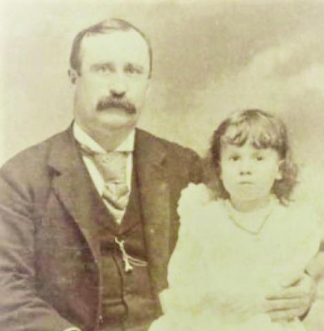 Thomas Lewis Hunt and his niece Julia Schaale. Courtesy Photo