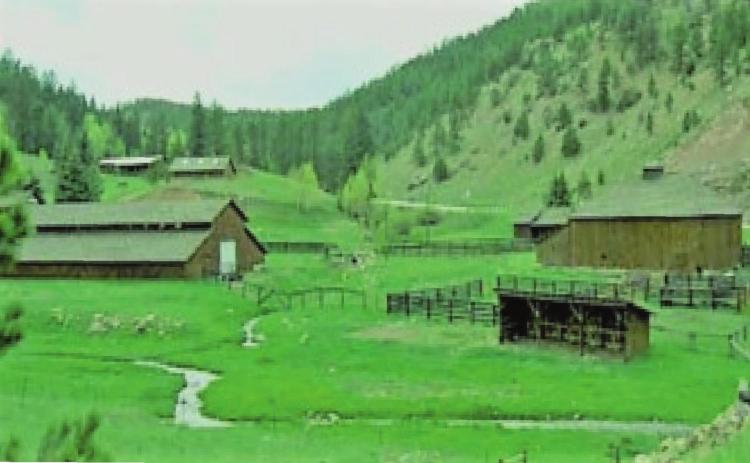 The historical Harscrabble Ranch at MacKenzie Junction. Donald MacKenzie managed the ranch until his death in 1957. Courtesy Photo