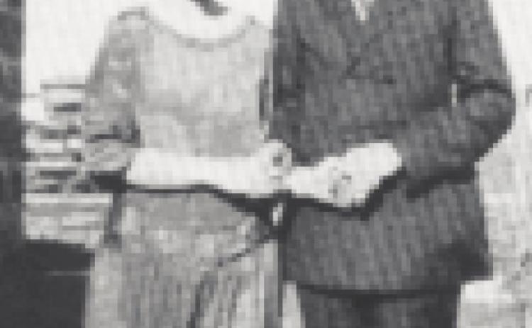 Leo Nello Brassea and Angelica Pinamonte rode into Florence on Christmas Day in 1923 where they were married. Courtesy Photo