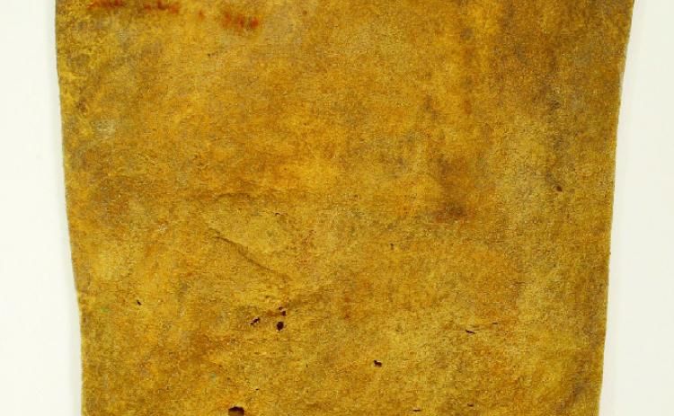 Alaskan Gold Poke, a poke referred to both the pouch (a small sack usually made of leather or rawhide) that a miner would use to hold gold and the value of that gold itself. Courtesy Photo