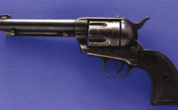 John and Frank Gallemore ran cattle next to the Keele family’s homestead and the two families argued repeatedly over disputed land. During one of these quarrels Charles Robert “Charlie” Keele pulled his 44 caliber Colt revolver and beat Gallemore over the head with it. The beating resulted in severe wounds that later developed erysipelas, resulting in John’s death. Courtesy Photo