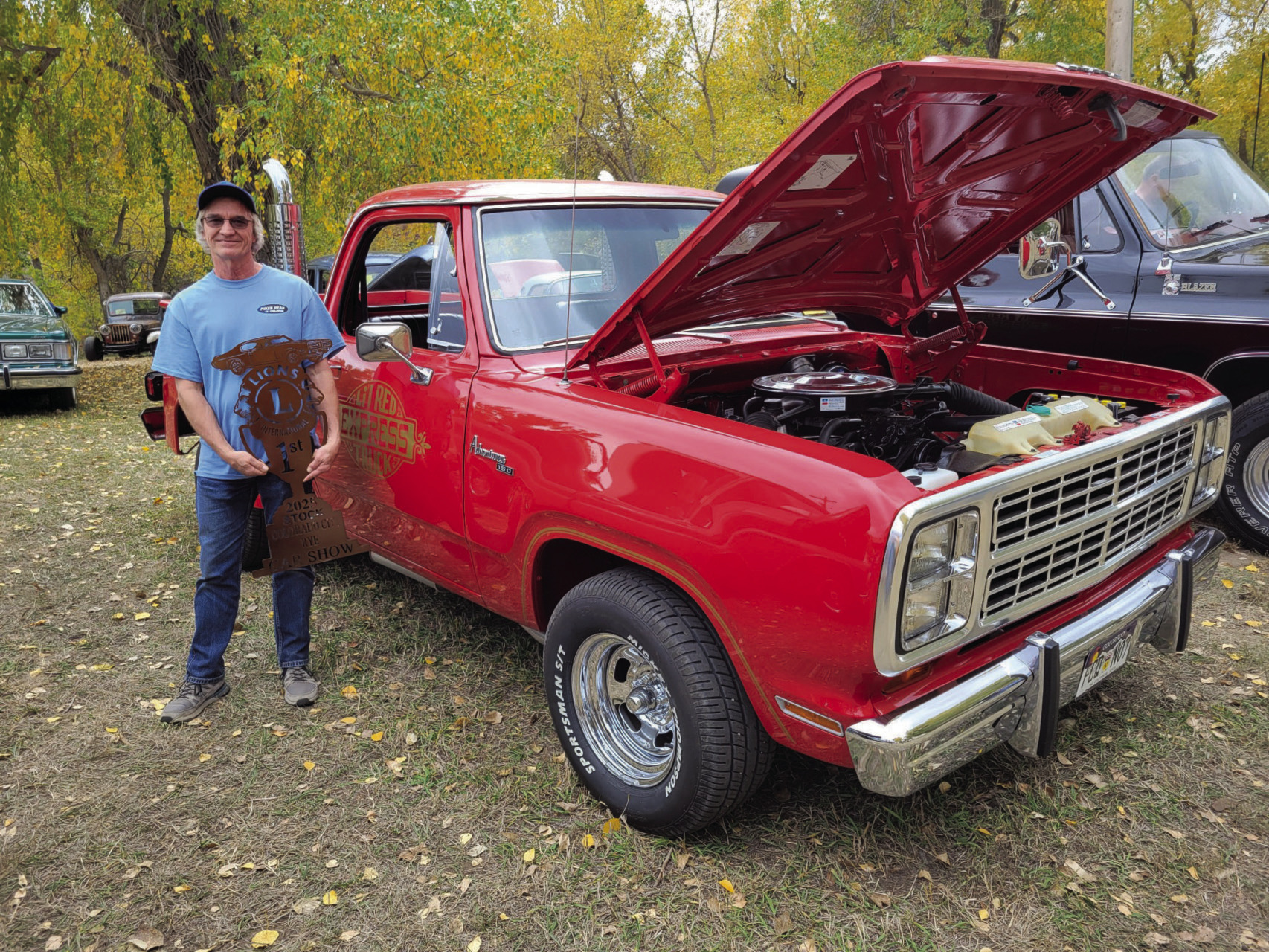 The 2025 Colorado City / Rye Lions Club Autumn Spooktakular Car Show 1st Place Stock Division winner, 1979 Dodge Lil Red Express. Courtesy Photo