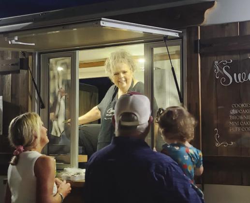 Gina Wiant’s Sips and Sweets was a big hit at the Brush Canyon Bash. Photo by Shirley Pigg