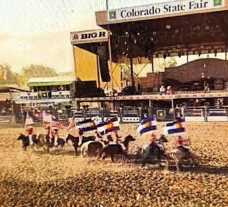 The Westernaires opened the 2026 Colorado State Fair Ranch Rodeo with their precision riding teams. Courtesy Photo