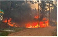 Beloved Horseshoe Lodge Burns My Heart is Broken