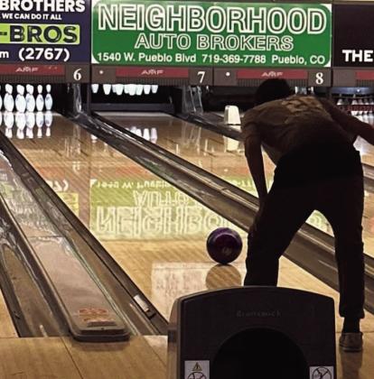 The concentration by this Unified Bowling team member is obvious! Courtesy Photo