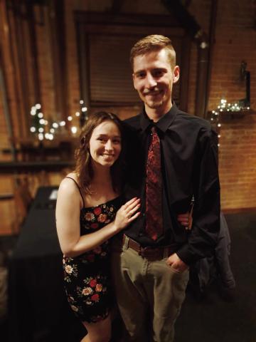 Colorado City Metropolitan District Public Works Director Ayden Gillund, with significant other Crysta Cherry-Harris