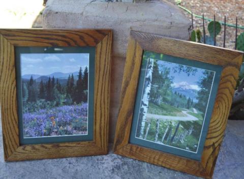 These paintings, as well as many other hand-made items, will be up for bid at the Faith Circle Mountain Aire Fesitival Dinner and Auction. Courtesy Photo