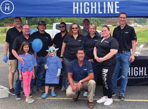 A group of familiar faces at the Highline acquisition celebration. Courtesy Photo